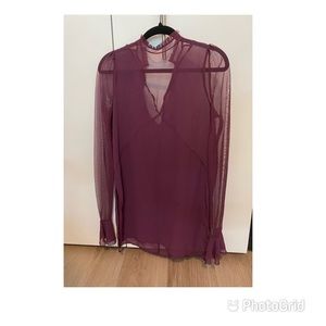 Zara mesh mini dress size M